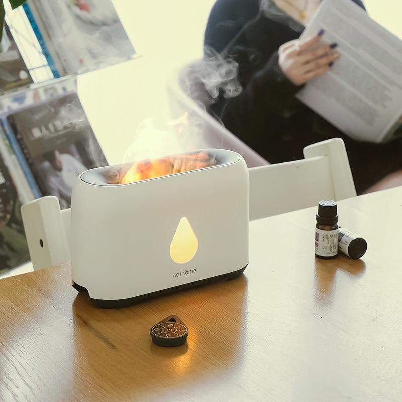 Mini Flame Humidifier Diffuser Blackbrdstore