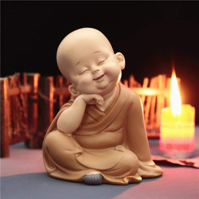 Mini Monk Figurines Blackbrdstore