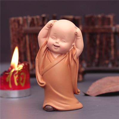 Mini Monk Figurines Blackbrdstore