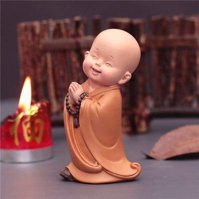 Mini Monk Figurines Blackbrdstore