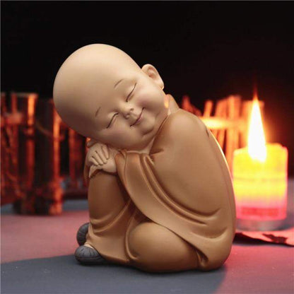 Mini Monk Figurines Blackbrdstore