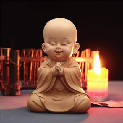 Mini Monk Figurines Blackbrdstore