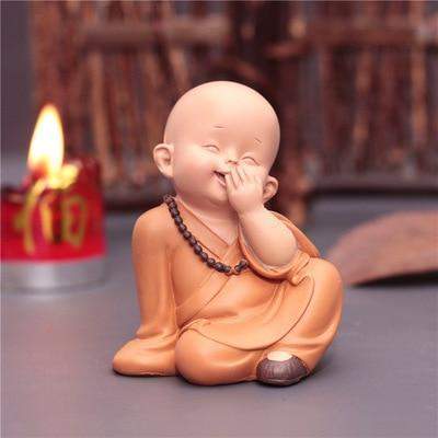 Mini Monk Figurines Blackbrdstore