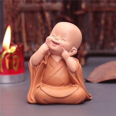 Mini Monk Figurines Blackbrdstore