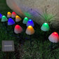 Mini Mushroom Solar Garden Lights Blackbrdstore