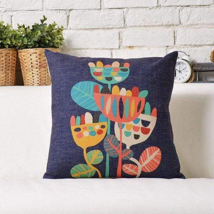 Modern Floral Pillow cushions Blackbrdstore