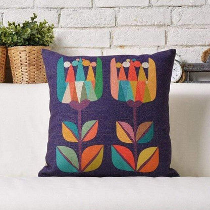 Modern Floral Pillow cushions Blackbrdstore