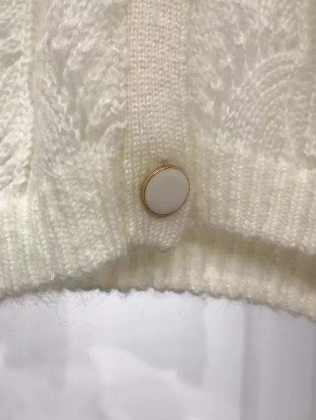 Mohair Knitted Cardigan Sweater Blackbrdstore