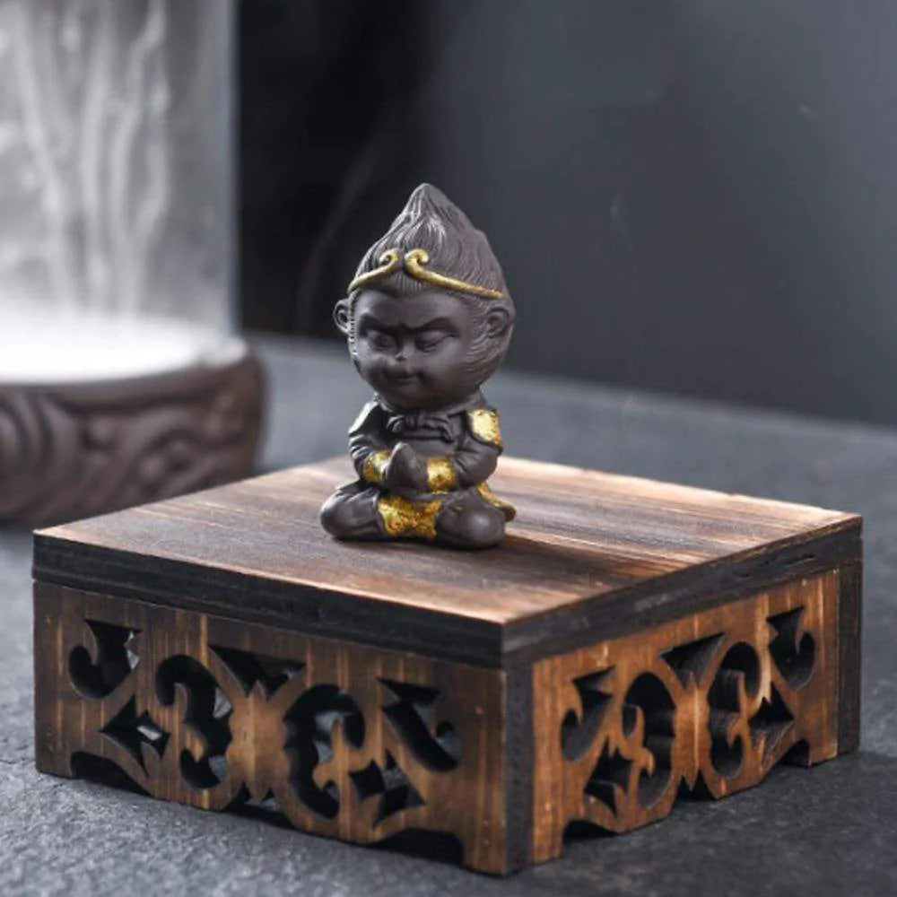 Monkey King Backflow Incense Burner Blackbrdstore