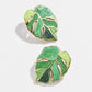 Monstera Leaf Earrings Blackbrdstore