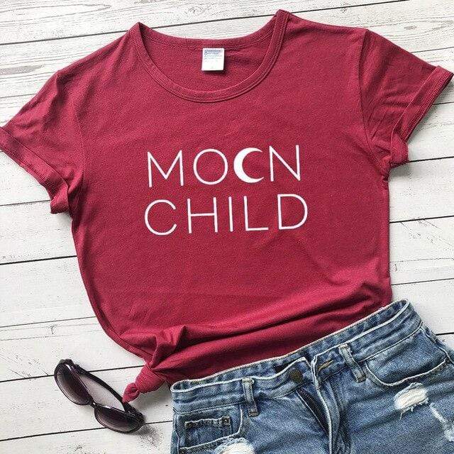 Moon Child Graphic Tee Blackbrdstore