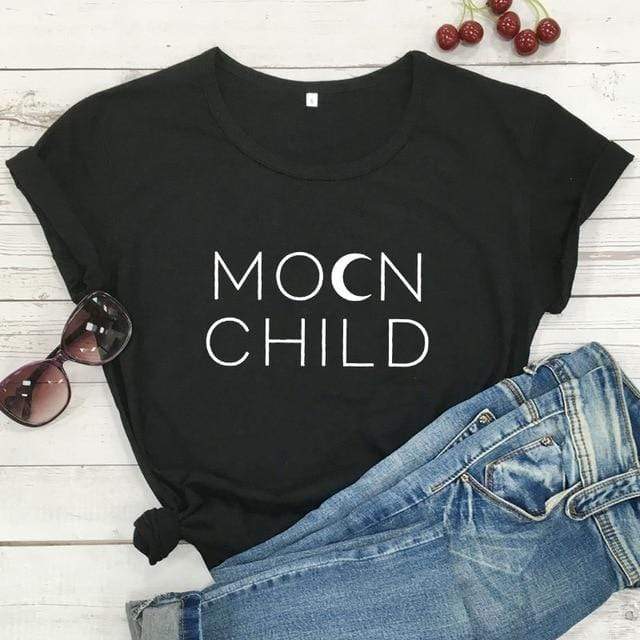 Moon Child Graphic Tee Blackbrdstore