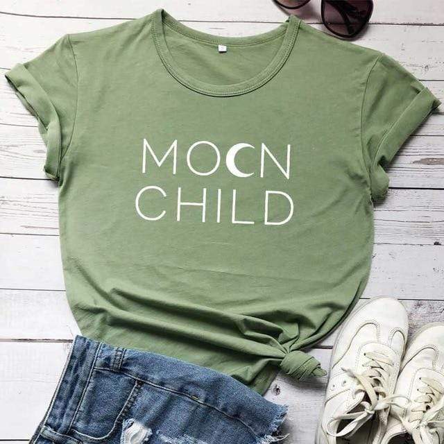 Moon Child Graphic Tee Blackbrdstore