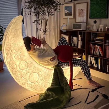 Moon Floor Seat Lamp Blackbrdstore