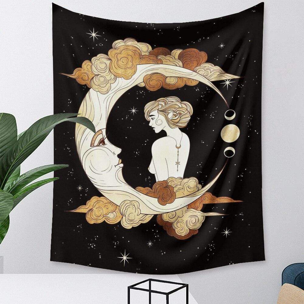 Moon Goddess Tapestry Blackbrdstore
