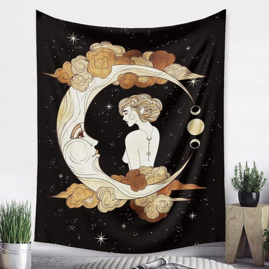 Moon Goddess Tapestry Blackbrdstore