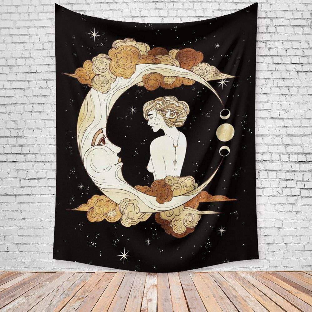 Moon Goddess Tapestry Blackbrdstore