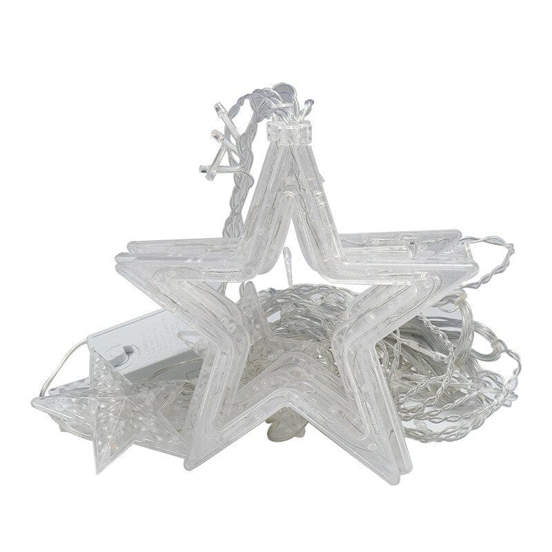 Moon & Star LED Curtain Lights Blackbrdstore
