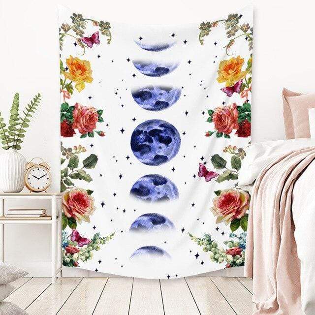 Moonligth Garden Tapestry Blackbrdstore