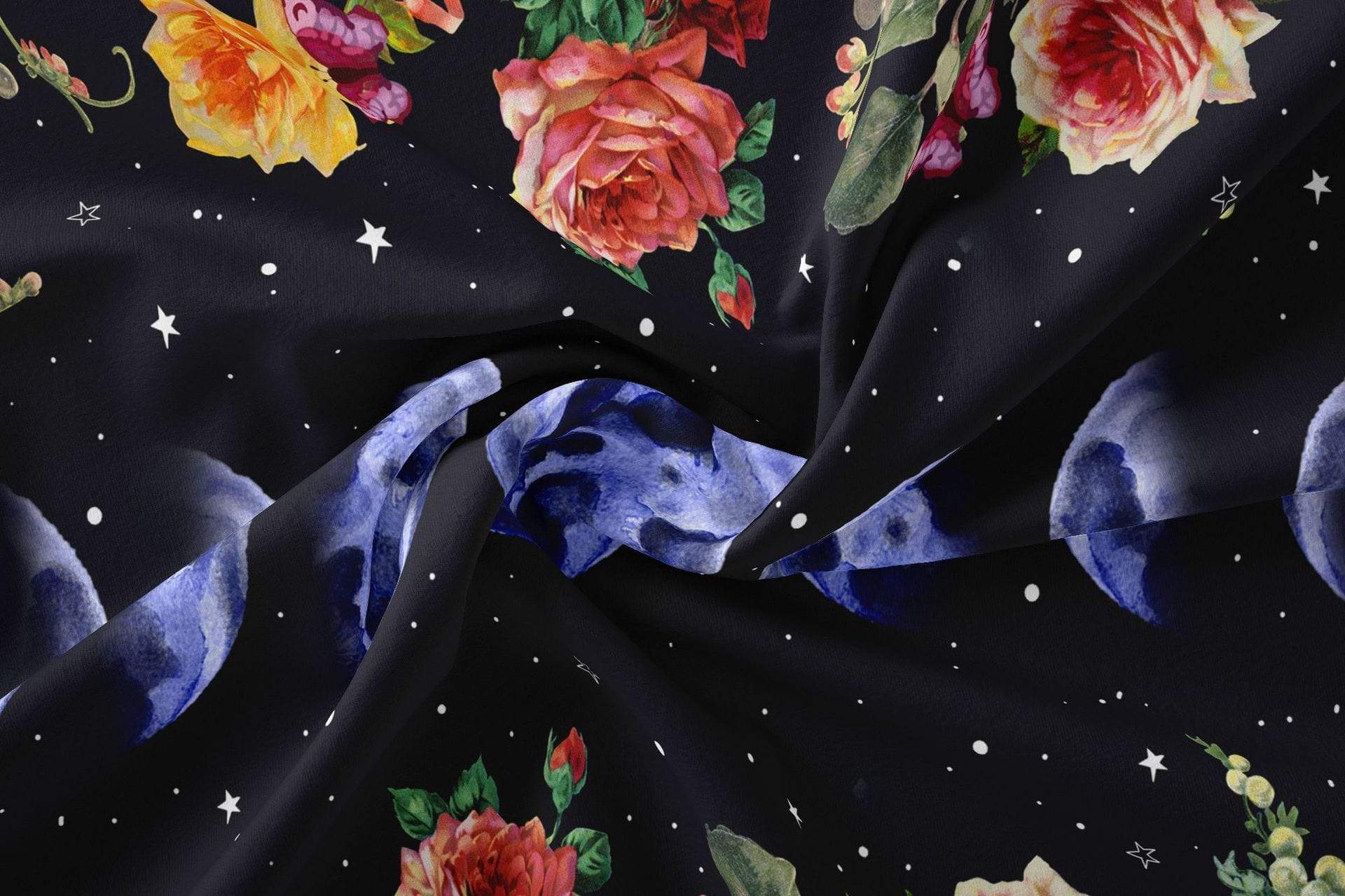 Moonligth Garden Tapestry Blackbrdstore