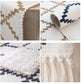 Morocco Tassels Floor Mat Blackbrdstore