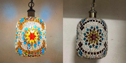 Mosaic Boho Chandelier Blackbrdstore