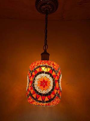 Mosaic Boho Chandelier Blackbrdstore