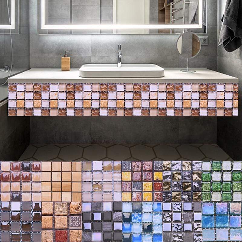 Mosaic Self Adhesive Tile Sticker Blackbrdstore