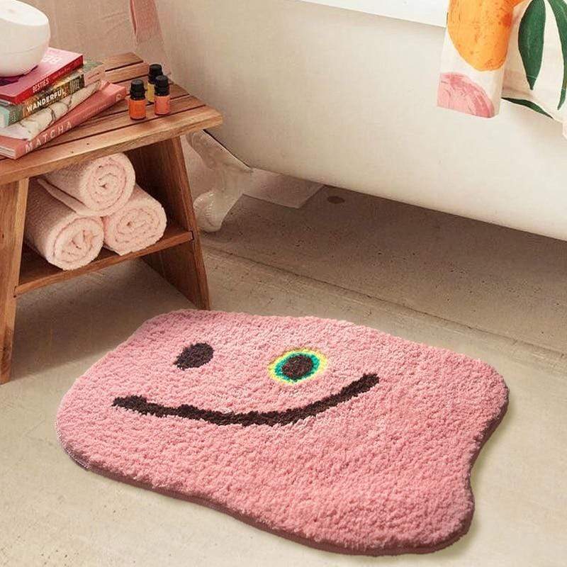 Mr Fluffy Bathroom Mat Blackbrdstore