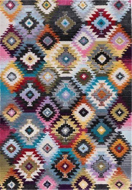 Multi Patterns Vintage Morocco Carpet Blackbrdstore