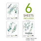 Multi-color Green Plants Wall Stciker Blackbrdstore