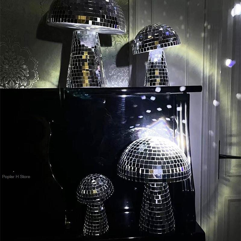 Mushroom Disco Ball Blackbrdstore