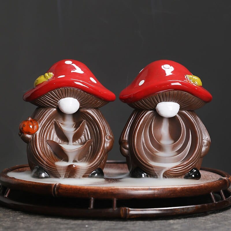 Mushroom Elf Incense Burner