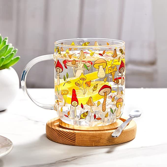 Very Merry Clear Glass Mug