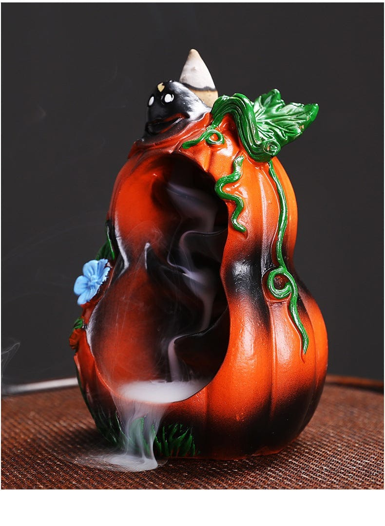 Mushroom & Pumpkin Incense Burner Blackbrdstore