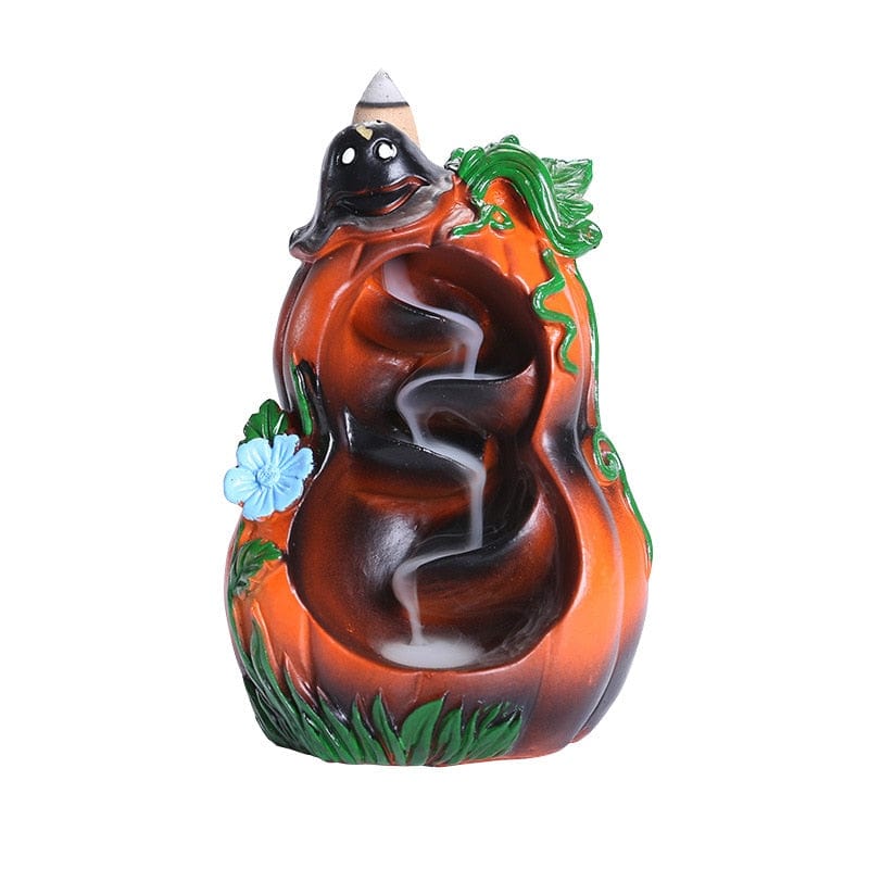 Mushroom & Pumpkin Incense Burner Blackbrdstore