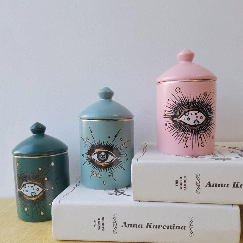 Mystical Eye Storage Jar Blackbrdstore