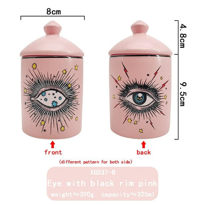 Mystical Eye Storage Jar Blackbrdstore