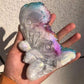 Natural Aura Rainbow Crystal Cluster Blackbrdstore