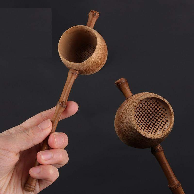 Natural Bamboo Tea Strainer Blackbrdstore
