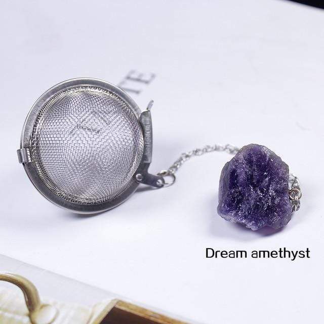 Natural Crystal Stone Tea Filter Blackbrdstore