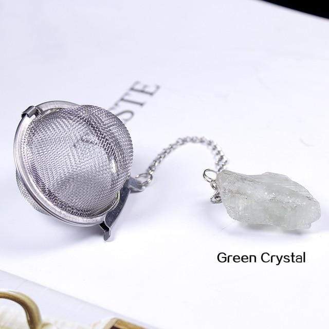 Natural Crystal Stone Tea Filter Blackbrdstore