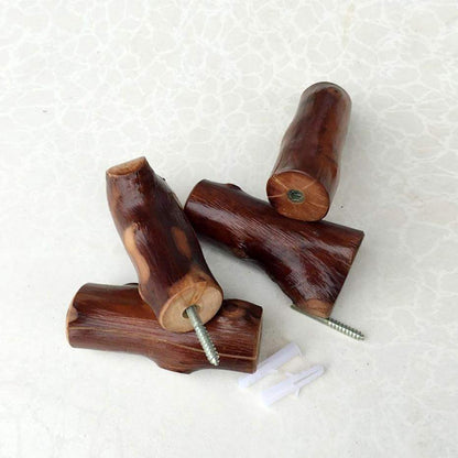 Natural Wood Coat Hooks Blackbrdstore