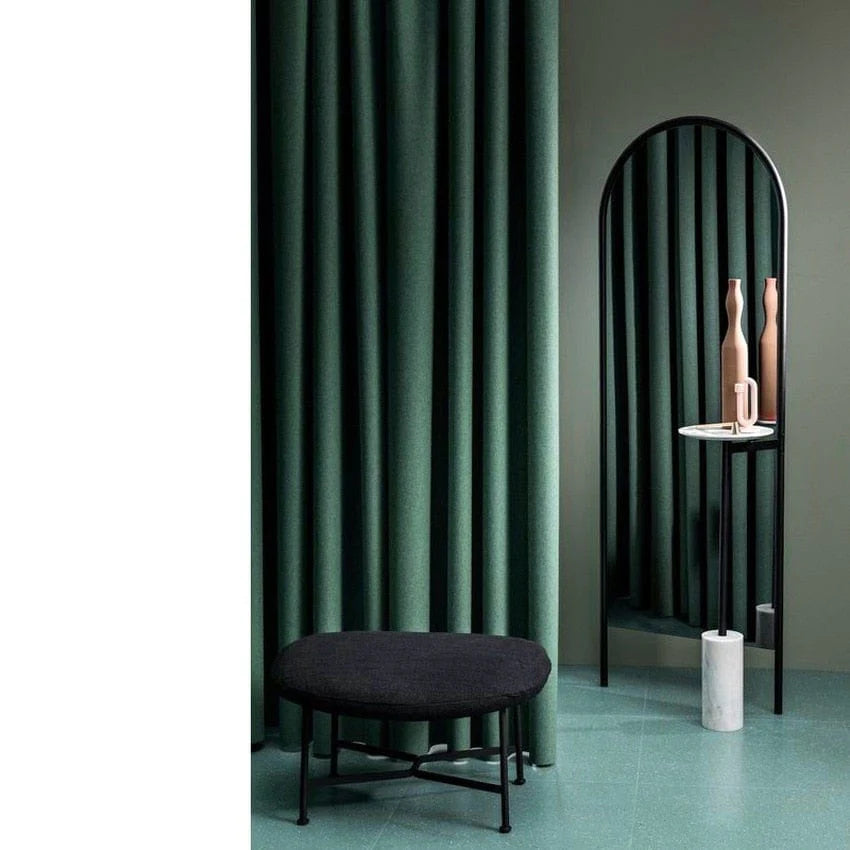 Nordic Velvet Shower Curtain Blackbrdstore