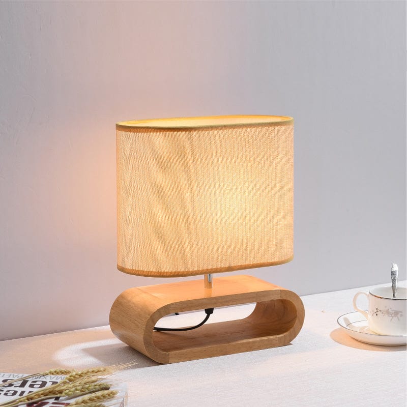 Nordic Wooden Table Lamp Blackbrdstore