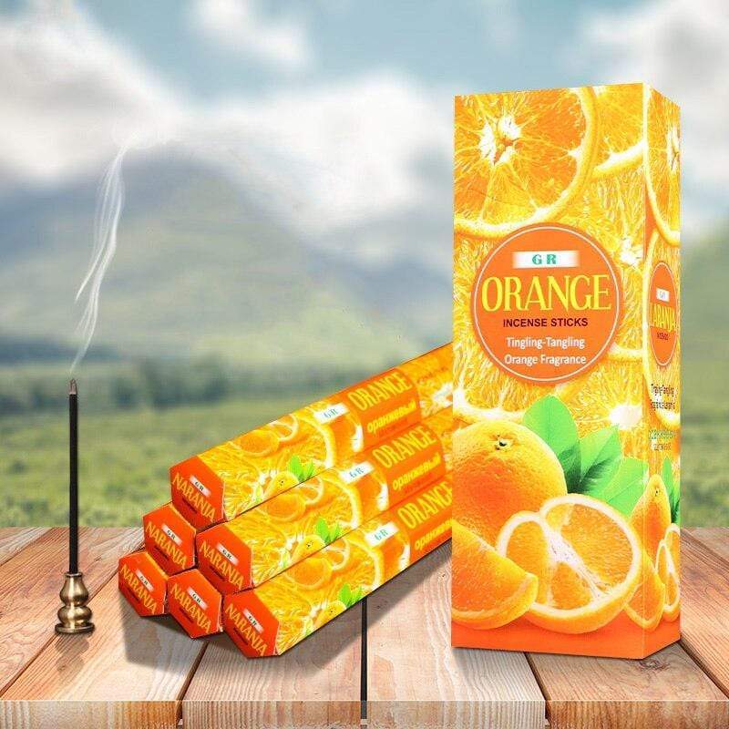 Orange Incense Sticks Blackbrdstore