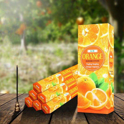 Orange Incense Sticks Blackbrdstore