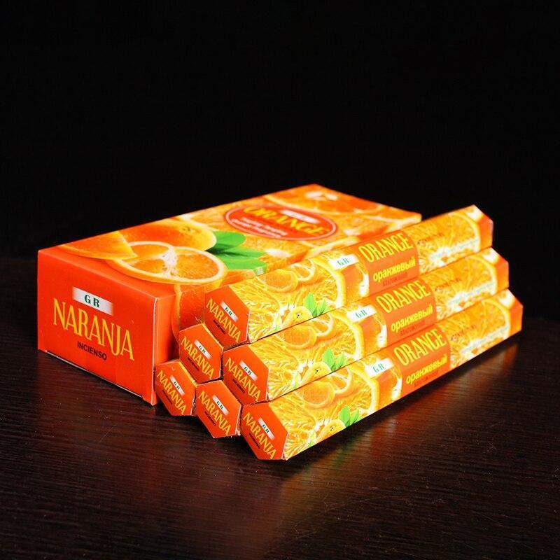 Orange Incense Sticks Blackbrdstore