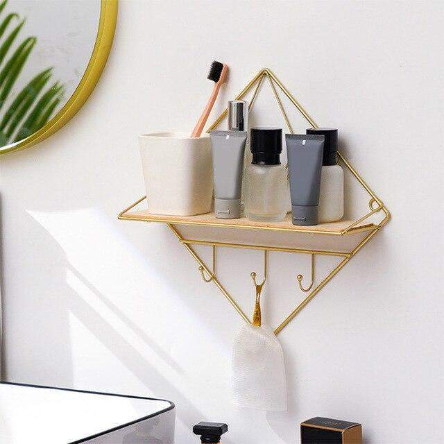 Organizer Iron Storage Rack Blackbrdstore