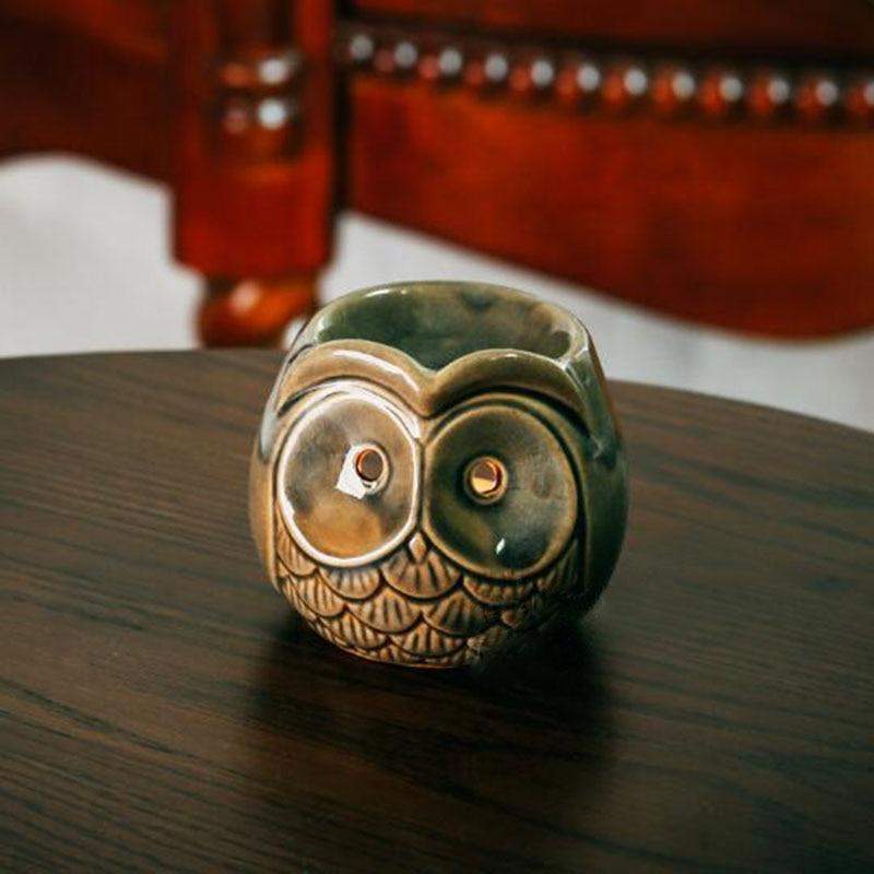 Owl Aroma Burner Blackbrdstore
